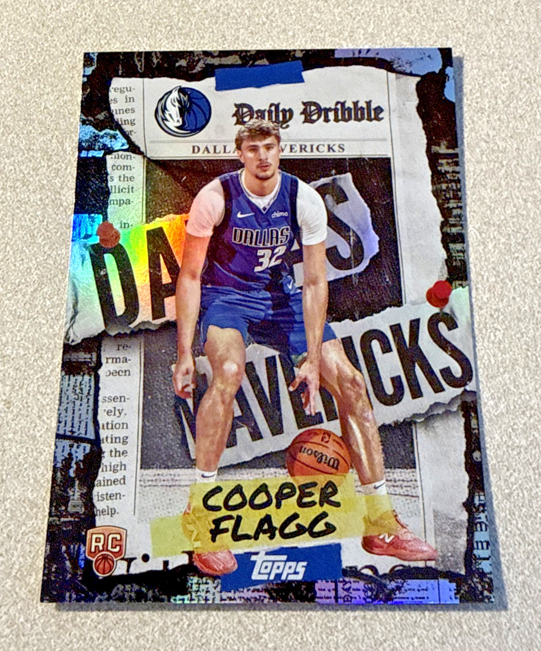 2025-26 Topps The Daily Dribble Cooper Flagg Rookie #DD-31 (RC)