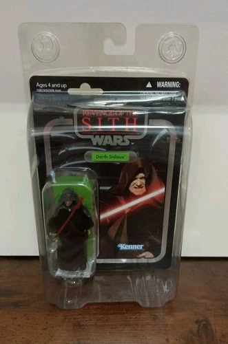 Star Wars Vintage Collection ROTS Darth Sidious  VC12 - Foil Card New w/ Case