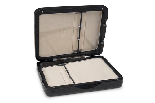 Sassofono - Astucci Per Ance Sassofono Tenore 6 Ance - Laccato, Nero - Imagen 1 de 1