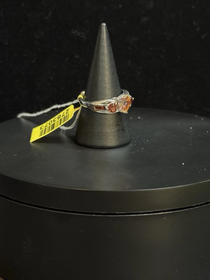 Mystic Twilight Topaz And Mozambique Garnet So 7 Ring In Platinum Over Sterling - Image 3 of 4