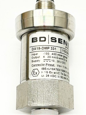 BD Sensors DMP 331 Pressure Transmitter 110-D641-E-3-M10-N40-1-000 4-20mA