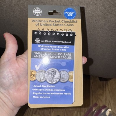 Whitman Pocket Size Checklist of United States Coins Dollar Coins Silver Eagles