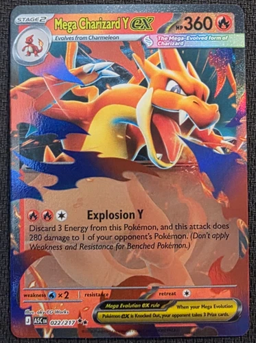 Mega Charizard Y Ex 22/217 Double Rare ASC - ME2.5