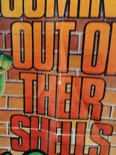 Vintage 1990 Teenage Mutant Ninja Turtles The Coming Out Their Shells Poster T3#537 - Bild 6 von 24