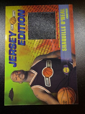 2001-02 Topps Chrome Team Topps Jersey Shaquille O'Neal TT-SO