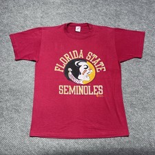Vintage 1987 University Of Florida State Seminoles T-Shirt XL RARE MENS BURGUNDY