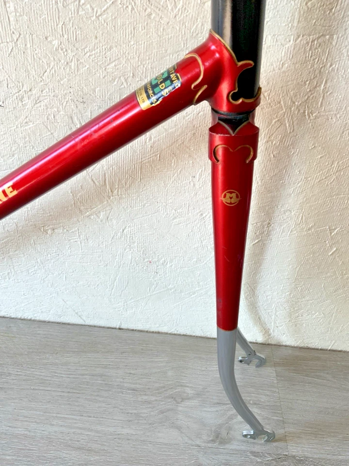 MOTOBECANE GRAND JUBILEE FRAME & FORK 60 CM REYNOLDS TUBING HURET DROPS FRENCH - Image 4 of 4