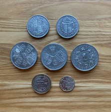 Mezze Corone 1940 (50% Argento) e 1967, Monete da 5€ (1993 e 1997) e altre 3