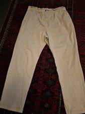 Payapa Khaki Beige Cotton Trousers Size 16