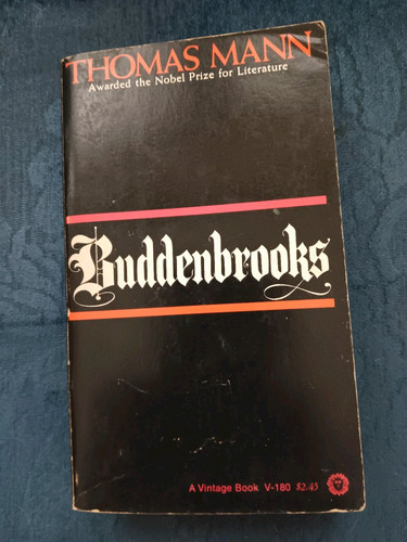 Buddenbrooks by Thomas Mann 1961 Paperback Novel Vintage Books Ed V-180 English - Picture 1 of 7