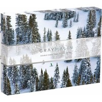 Galison Doppelseitiges Puzzle Gray Malin: Schnee 500 Teile