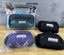 Lot of 4 Vtg 90s Inline Roller Skate Carrier Bag Pouch Holder Skatz Deadstock