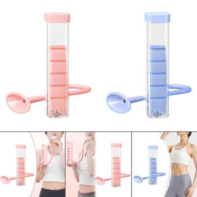 Atemübungsgerät Home Gym Kompakter, verstellbarer Lungentrainer aus Silikon