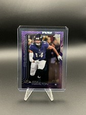 2025 Topps Chrome Football Kyle Hamilton Purple Pigskin /75 Ravens Color Match