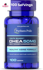 Puritan's Pride DHEA 50Mg Dietary Supplement, Promote Sugar Metabolism 100 Count