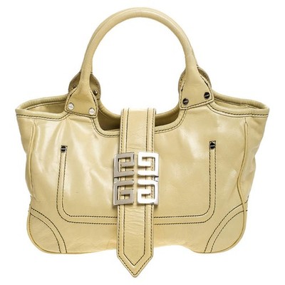 Givenchy Yellow Leather Tote Bag