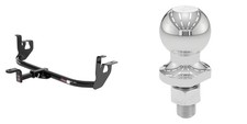 Curt Trailer Hitch Tow Package 1-14in Receiver 1-78in Ball Mount 110003 40161