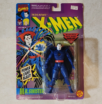 Toy Biz X-Men Uncanny X-Men Mr. Sinister Action Figure Cape Card Boxed