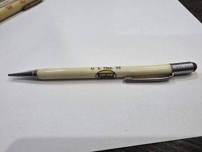 Vintage Paraland Oil Gasoline Mechanical Pencil HUFFMAN OIL CO. Dixon, Illinois