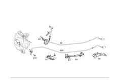 Mercedes-Benz Genuine Electrical Wiring Harness Front Right Fits A-Class B-Class