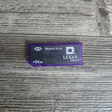Genuine Lexar Media Purple 64MB Memory Stick ...