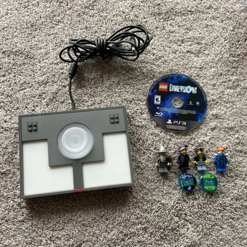 LEGO Dimensions Game Portal Pad With PS3 Playstation3 Game And Figures