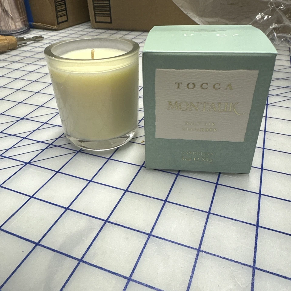 Vela Tocca Montauk Salt Air Pepino 3oz NUEVA EN CAJA (desgaste en caja) Foto 2 de 2