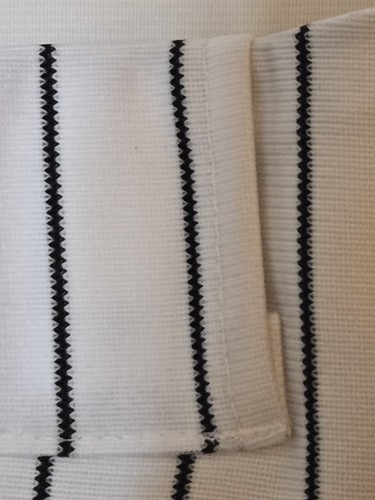 Pantalones de béisbol vintage de trabajo en equipo a rayas, rayas blancas/negras, adultos 28x23, - Imagen 4 de 8