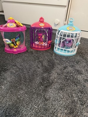 Little Pets Sammlungen Spielzeug Schmetterling/ Eulen Und Vögel  Neuwertig