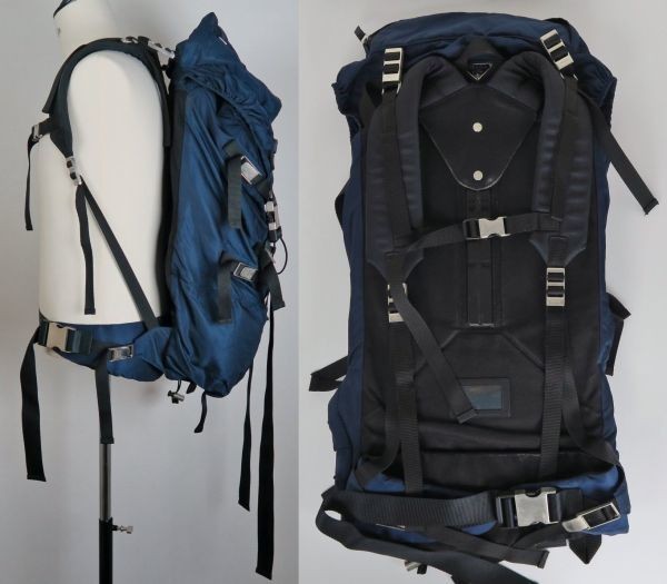 Rare  PRADA V134 Large Backpack Navy backpack b6238 from japan thumbnail 7