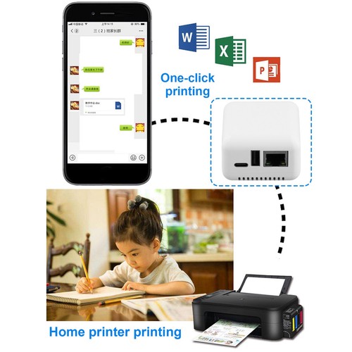 P330 - Serveur d'impression, connexion par câble USB 2.0, impression facile, NP330 Cloud7158 - Photo 4/7
