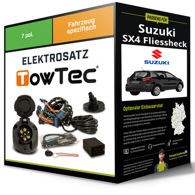 Elektrosatz 7-pol spezifisch für SUZUKI SX4 Fliessheck 04.2006-jetzt NEU