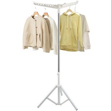 Clothes Drying Rack, Drying Rack 33-68 inches Stable and Heavy-Duty Tripod Ba...