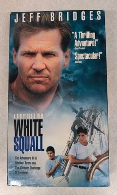 White Squall (VHS, 1996) Jeff Bridges, Scott Wolf **Buy 2 Get 1 Free**