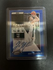 2018-19 Panini Contenders Optic - Donte DiVincenzo #121 Blue Prizm /99 (AU, RC)