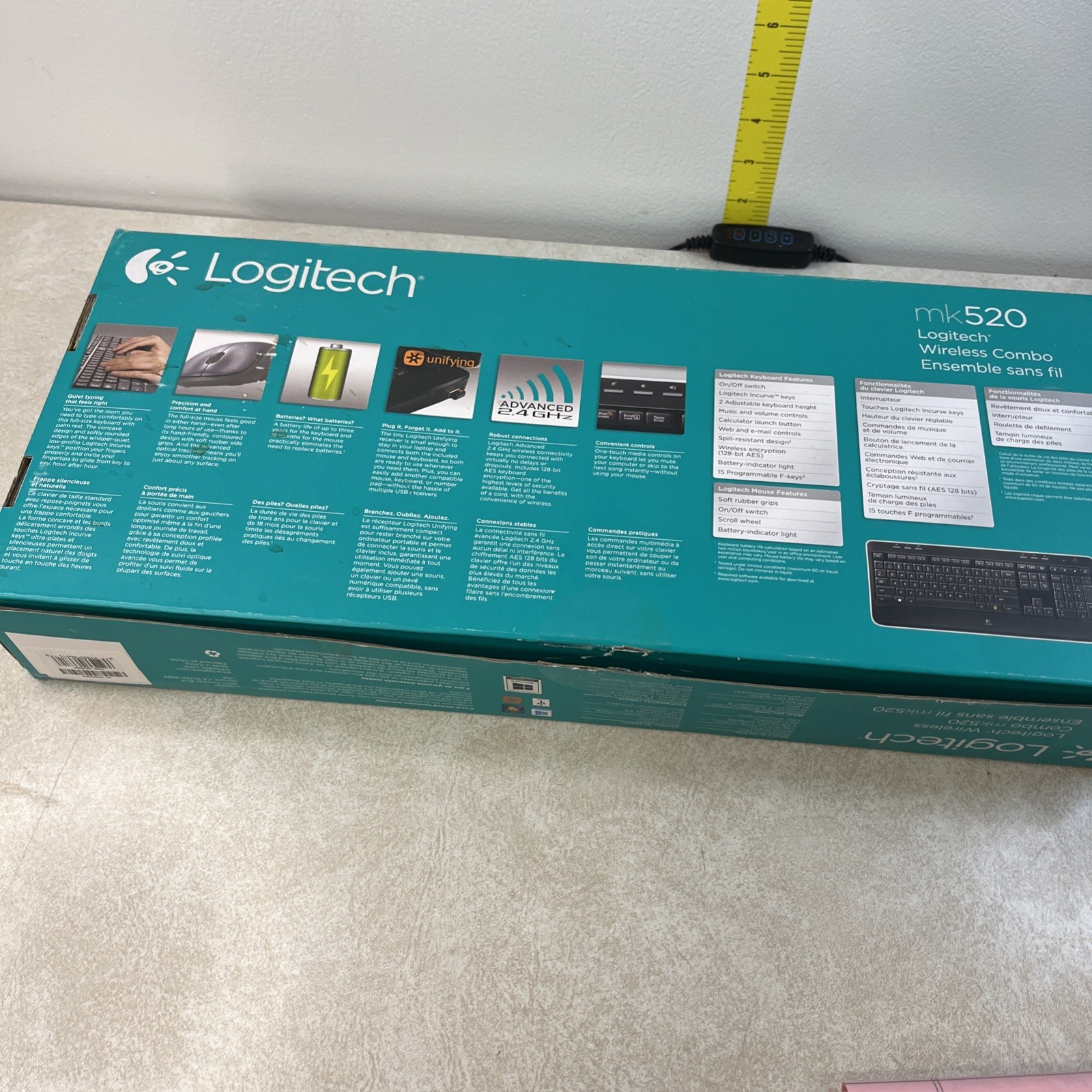 Logitech MK520 Wireless Keyboard and Mouse Bundle