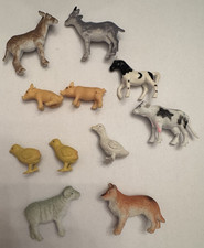 Plastic Farm Animal Figurines Lot