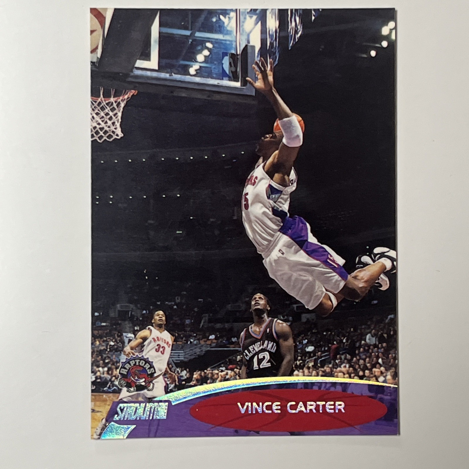 Vince Carter #17 Toronto Raptors 2000-2001 Topps Stadium Club Base Card