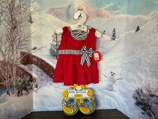 Build A Bear Workshop Beautiful Red Sundress and Shoes New With Tags