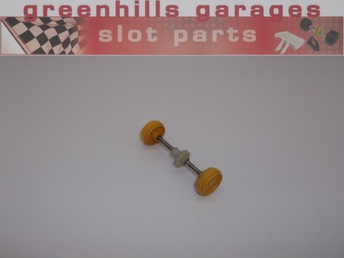 Greenhills Scalextric Formula Junior Hinterachse & Räder - gebraucht - P6154