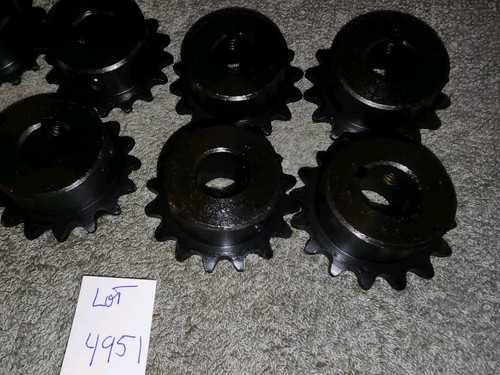 Lot 8 Vintage Small Industrial Roller Sprockets Steampunk Machine Gear Cog Wheel - Picture 6 of 9