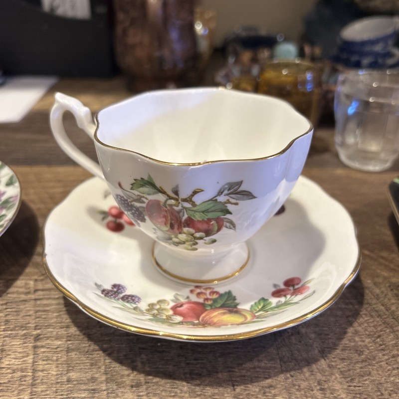 Teacup Lot Of 4, 1 Bone China 
