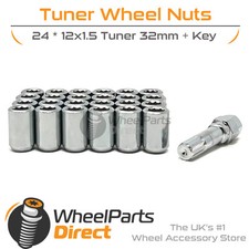 Radmuttern Tuner Chrom für Chevrolet Colorado [Mk1] 05-12 auf Aftermarket Felgen