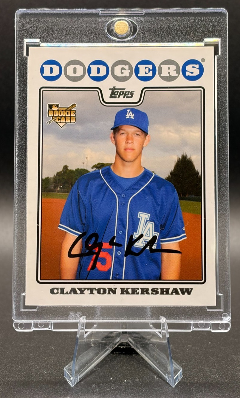 2008 Topps Update Clayton Kershaw Rookie Card #UH240 RC Los Angeles Dodgers HOF