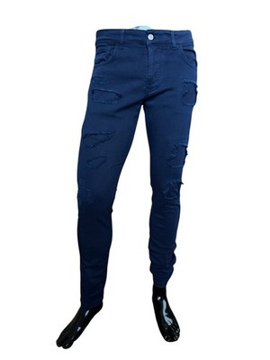 Entre Amis men's blue ripped jeans. Size  48
