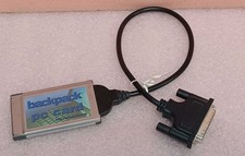 MicroSolutions Backpack PC Card Model 836 Parallel Port Adapter Interface Cable