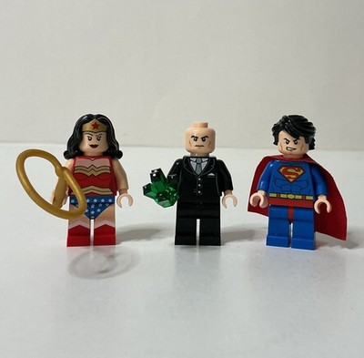 LEGO DC COMICS Superman Vs. Power Armor Lex 6862 Minifigure Lot Of 3 ~ READ DES 