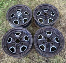 Set 4 Vintage Oem Original 14x6 Oldsmobile Cutlass Rally Wheel G Body 1970s 80s