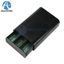 DC 5V 12V Dual Output Power Bank Battery Case DIY 3x 18650 Battery Box w/ Switch