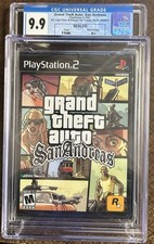 Grand Theft Auto San Andreas PS2 Playstation 2 CGC Graded 9.9 A++ Black Label